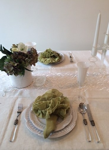 ALEXANDRE TURPAULT＞テーブルクロス／ランナー 'INDRA' - ASAHEI