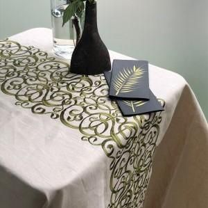 ALEXANDRE TURPAULT＞テーブルクロス／ランナー 'INDRA' - ASAHEI