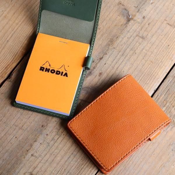 RHODIA No.12 メモカバー（ロディア No12 1冊付）RHO12 [栃木レザー