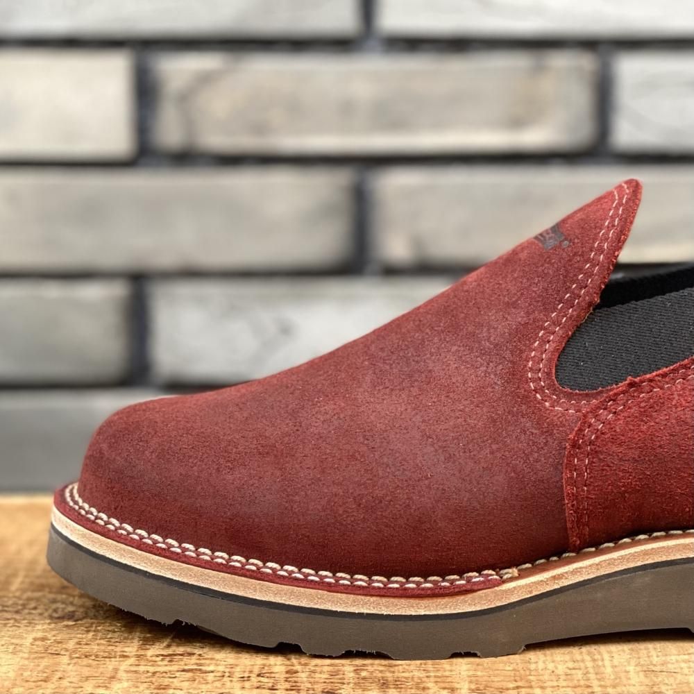 オーダーメイド】ROMEO Burgundy Rough Out Raptor Sole - WESCO JAPAN