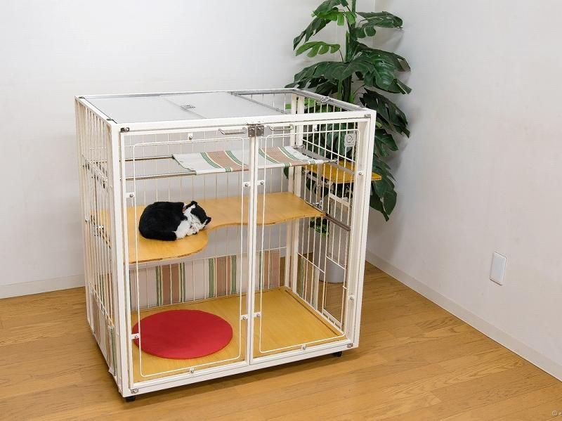 猫用オーダーケージのご紹介「後日 ケージの高さを上げるカスタマイズ