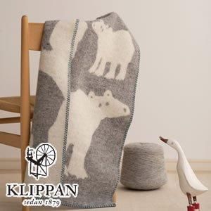 クリッパン（KLIPPAN）ウールブランケット ベングトのしろくま ミニ