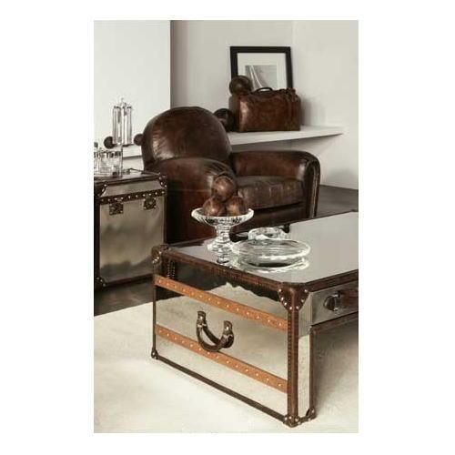 SLAB COFFEE TABLE / スラブ コーヒーテーブル ブラッシュドスチール