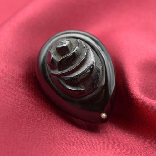 アンティーク ジェット シードパール ブローチ - - GALLERY AURA