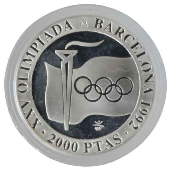 1992年バルセロナオリンピック記念2000ペセタ銀貨|コレクターズ