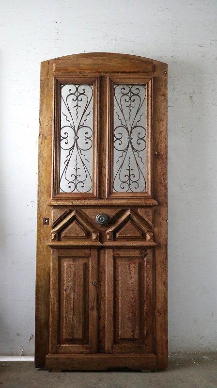 フランスアンティーク | アイアン飾り玄関ドア - フランス