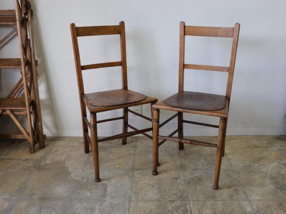 軽いアンティークチェア～【パインフラットアンティーク】