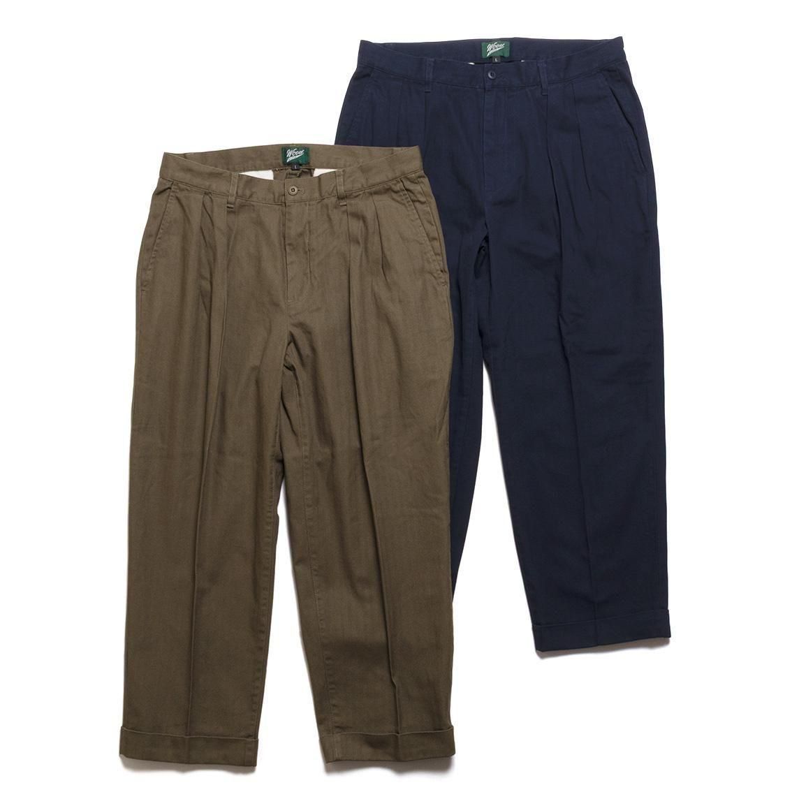 WOODBLOCK / ウッドブロック]2TUCK HERRINGBONE TROUSER 2タック