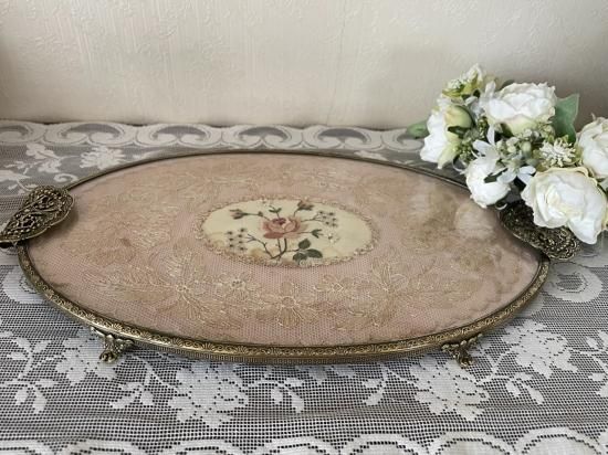 プティポワン ドレッシングトレイ - アンティークと薔薇雑貨のお店