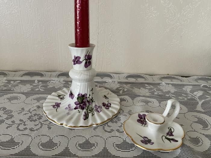 ハマースレイ・ミニキャンドルスタンド - アンティークと薔薇雑貨のお