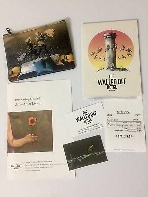 Banksy バンクシー アート 絵画 The Walled Off Hotel + Receipt