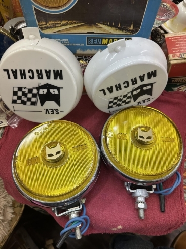 MARCHAL 810 フォグランプ デッドストック イエローレンズ 当時物