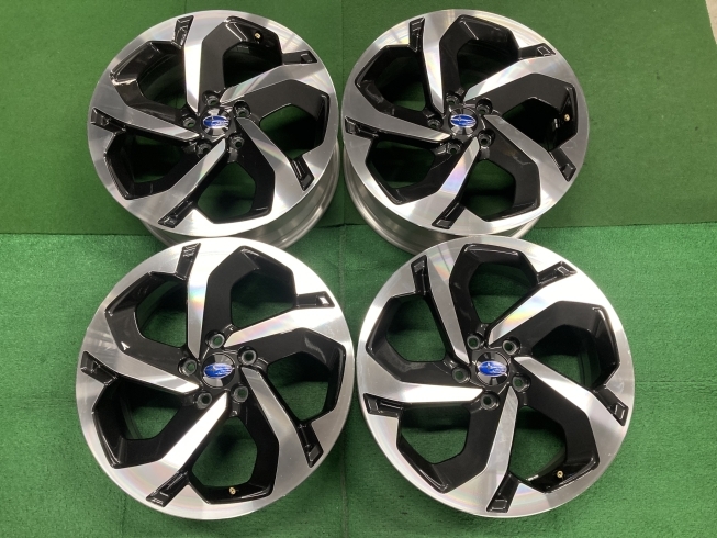 SL型フォレスター新車外し】ブロンズ18インチ純正ホイール 2本目