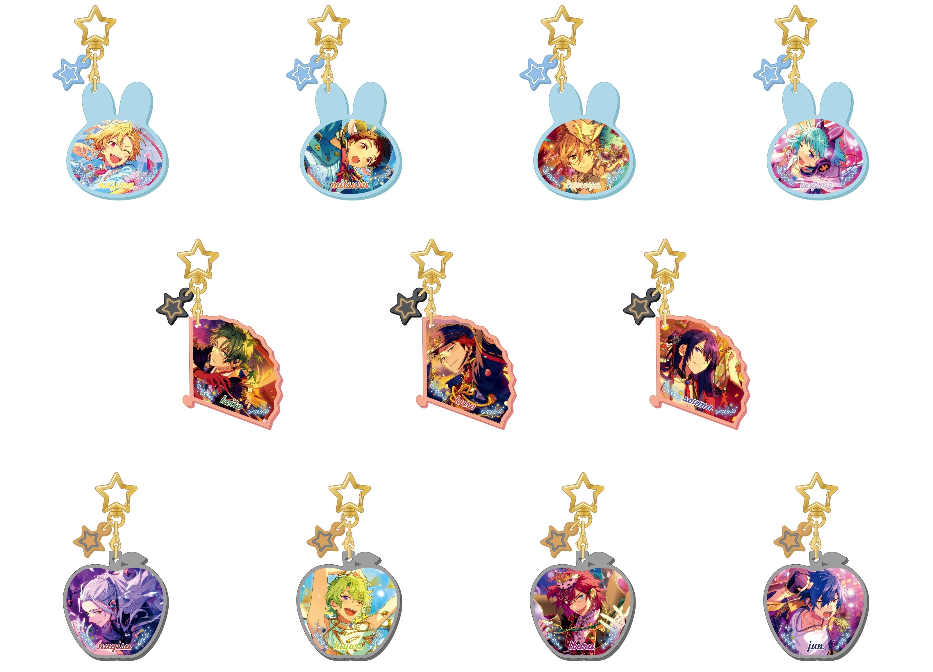 あんスタ』スターキーホルダーコレクション“Unit ver.”登場