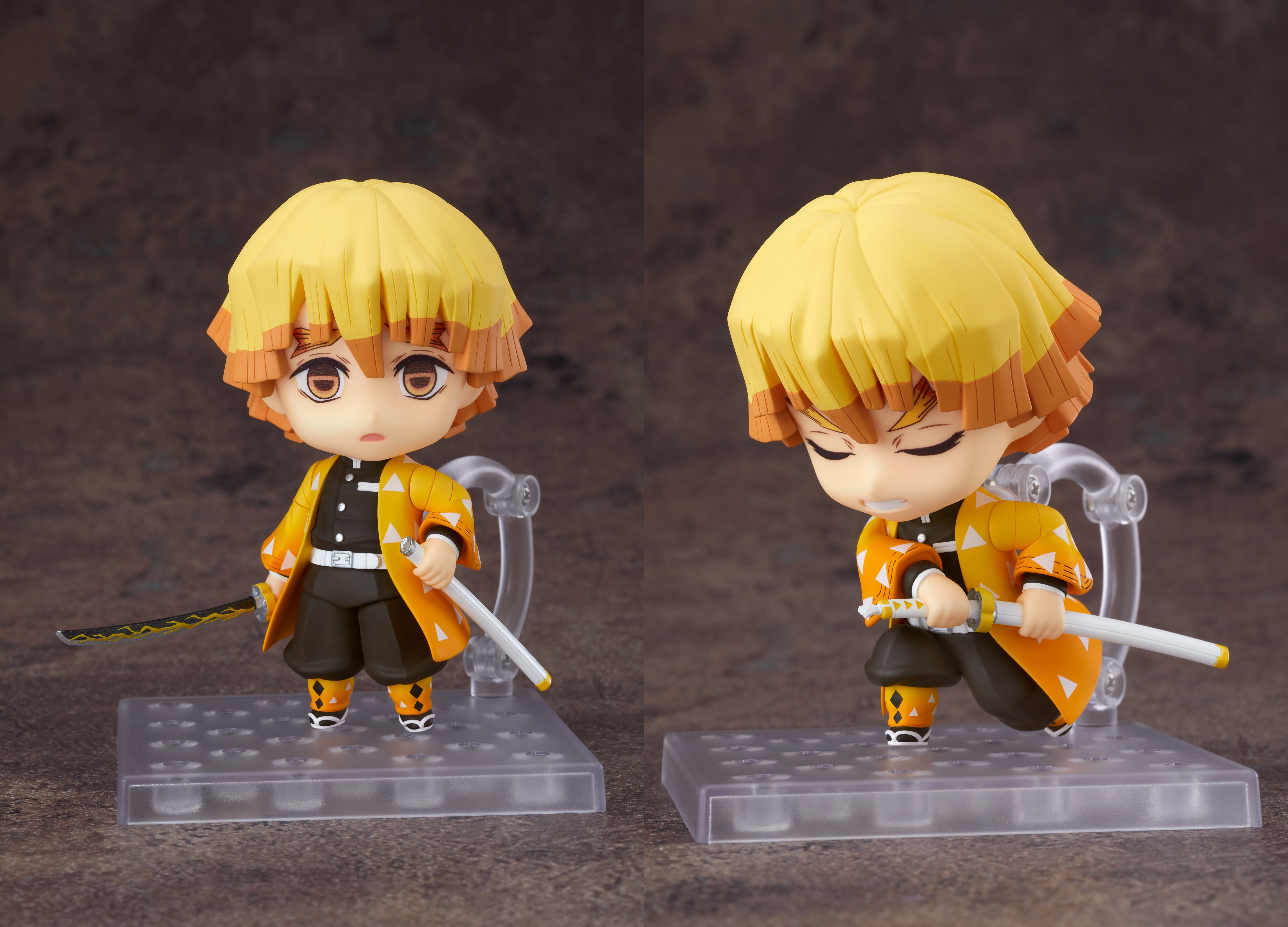 鬼滅の刃』我妻善逸がねんどろいど化「特製 アクリル製台座」付属