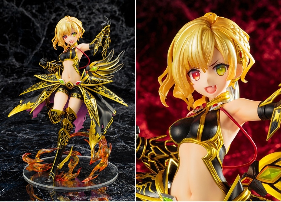 白猫プロジェクト』「憤怒に燃える御子 シャルロット」フィギュアが