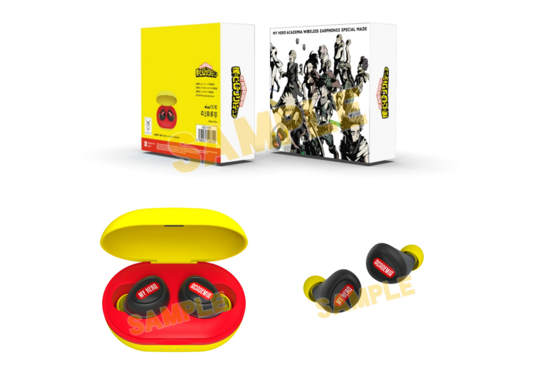 ヒロアカ』×「TOoKA BASE」コラボモデル 完全ワイヤレスイヤホン登場