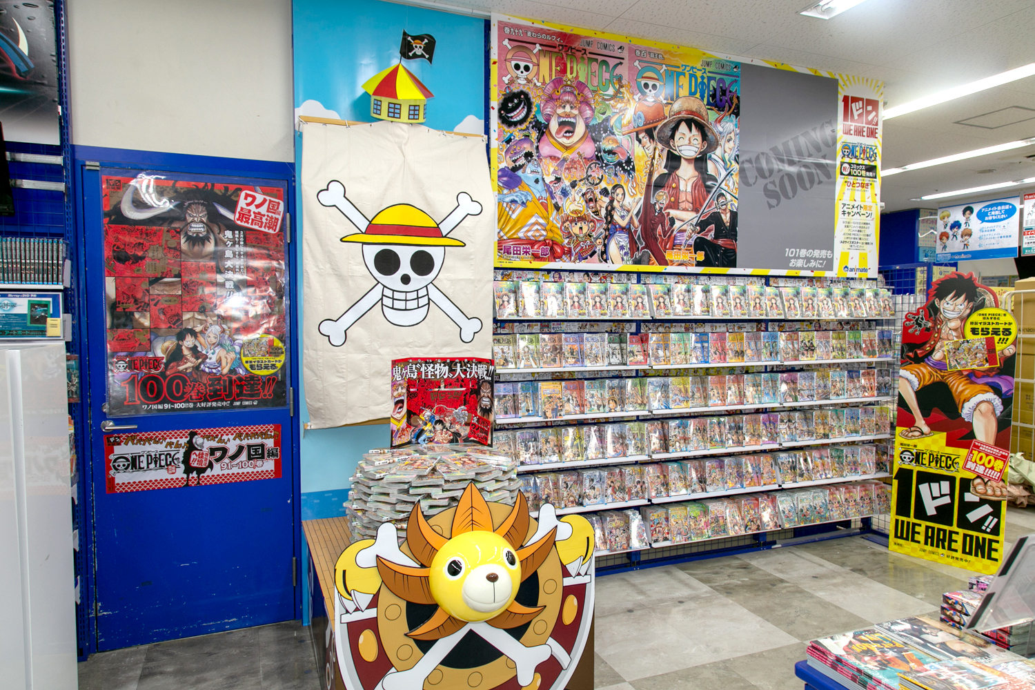 ONE PIECE』100巻記念フェアをアニメイトで開催！池袋本店では特別仕様