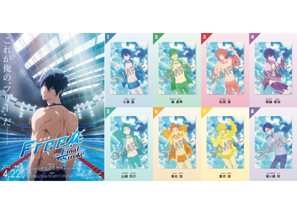 劇場版Free!FS』後編ティザーポスター・特報・第1弾ムビチケ情報解禁