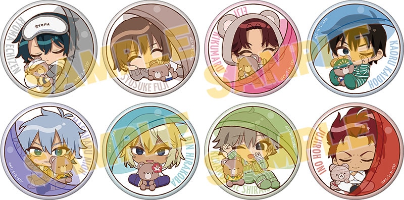 アニカプ」に『新テニスの王子様』パジャマモチーフ缶バッジが登場