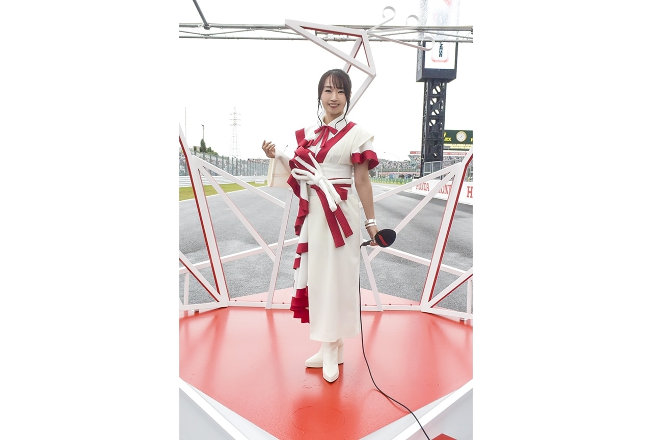 声優アーティストの水樹奈々、3年ぶり開催のF1日本グランプリレース