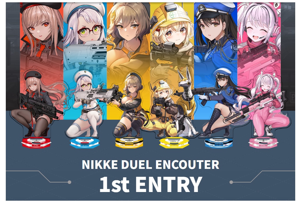 勝利の女神：NIKKE』アクリルスタンドカードゲームが今夏発売