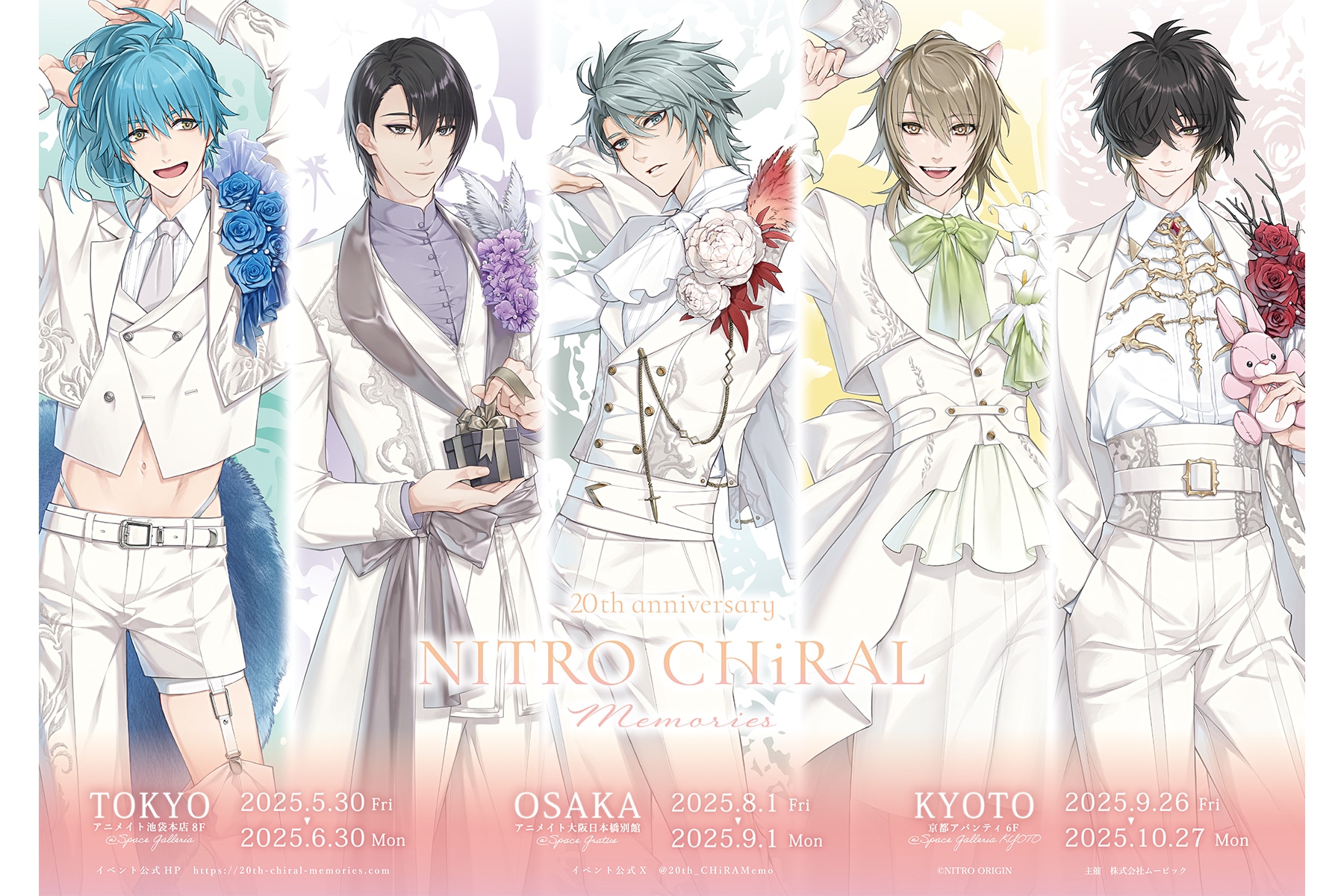 2ページ目：「ニトロキラル(NITRO CHiRAL)」20周年展覧会 グッズ紹介
