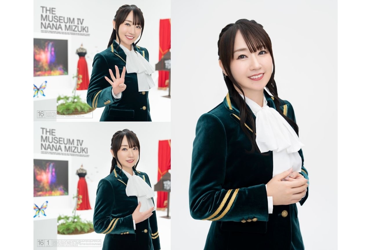 水樹奈々のベストアルバム第4弾『THE MUSEUM Ⅳ』ジャケ写＆アー写公開