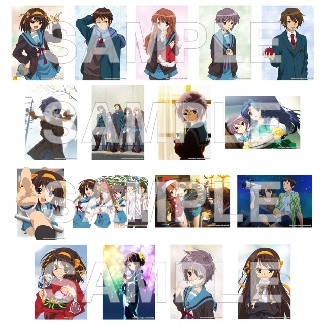 劇場版『涼宮ハルヒの消失』再上映 1週目入場者特典にミニ色紙