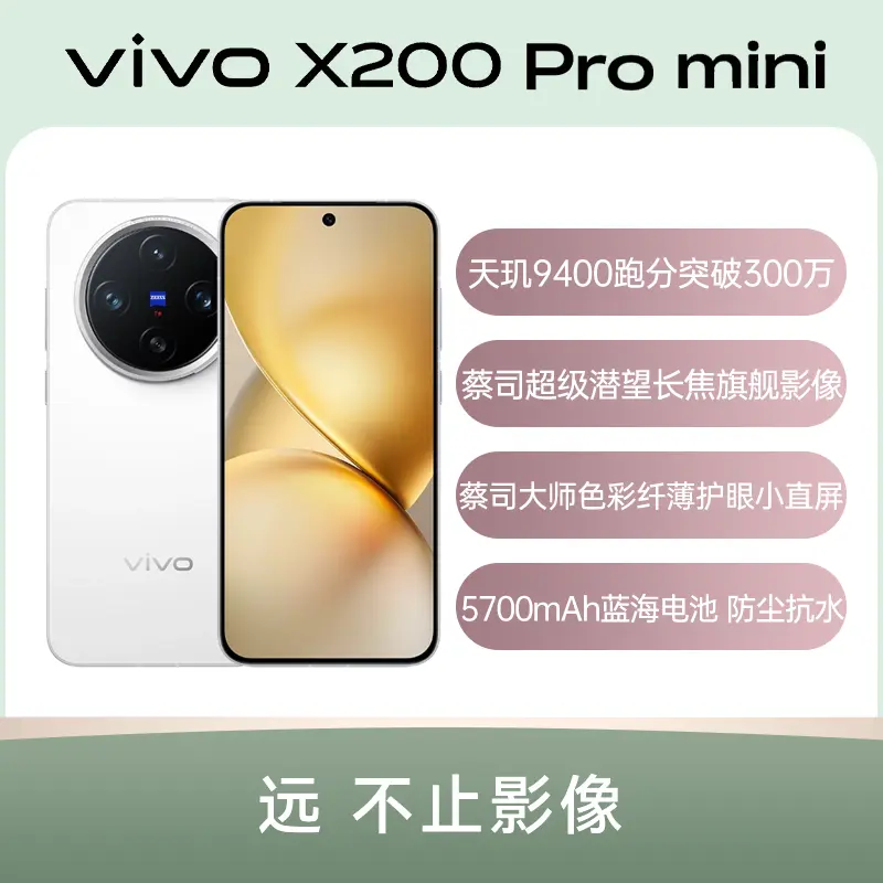 vivo X200 Pro mini 全网通5G版直白12GB+256GB vivo X200 Pro mini 全