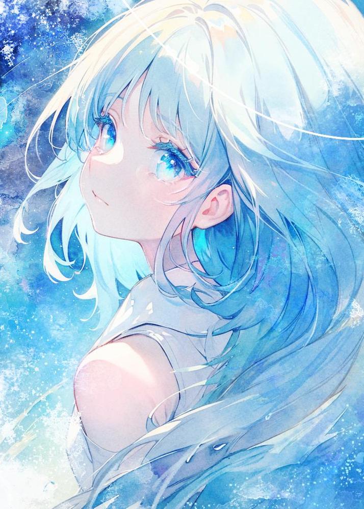 短期間で高品質！水彩タッチのAI×手描きイラスト制作します|イラスト