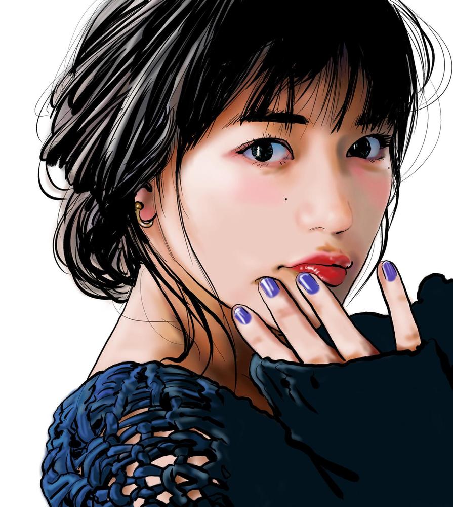 お写真を元に、さまざまなタッチで綺麗な似顔絵を描きます|似顔絵作成