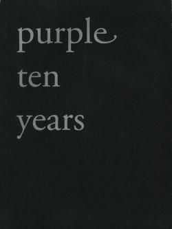 Purple ten years パープル 10周年号 - 古本買取 2手舎/二手舎 nitesha