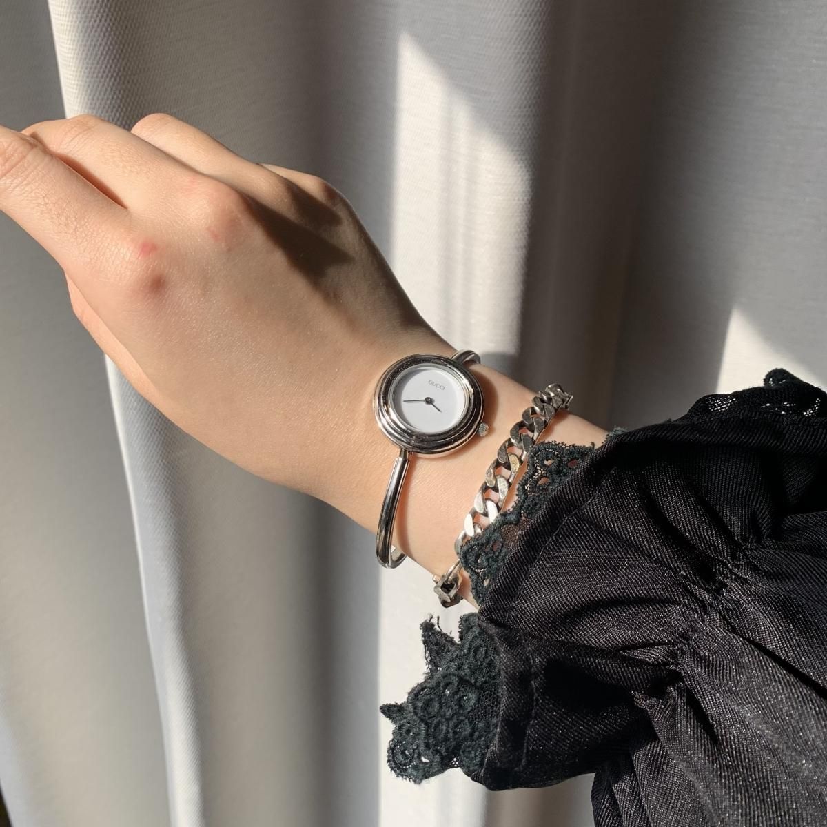 GUCCI チェンジベゼル ウォッチ | シルバー - LAYER VINTAGE