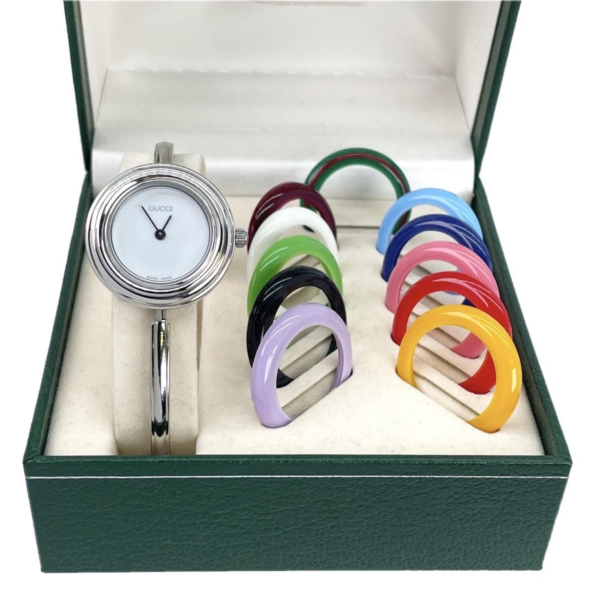 GUCCI チェンジベゼル ウォッチ | シルバー - LAYER VINTAGE