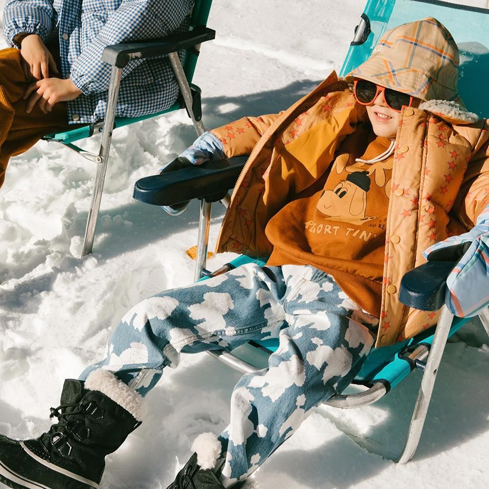 SALE】tinycottons TINY POODLE BAGGY JEANS blue grey タイニー
