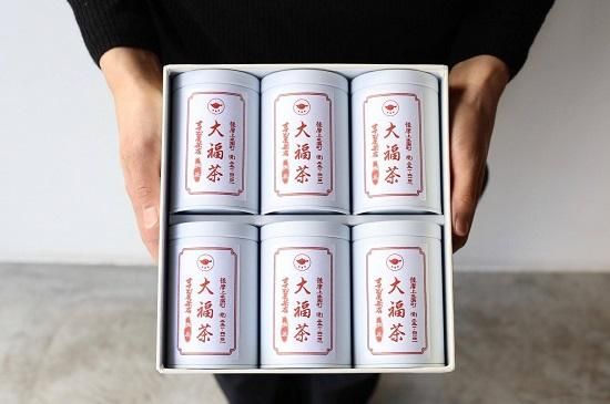 大福茶】80g缶6本贈り物・ギフト｜日本茶・鹿児島茶・知覧茶専門店