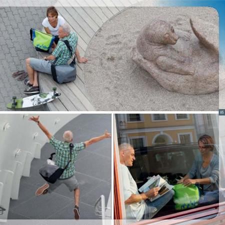 ジップシティーM(Zip-City）ブラック シティーバッグ - オルトリーブ