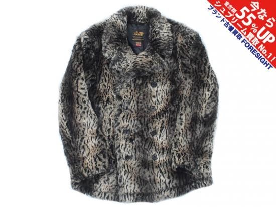 Supreme×Schott 'Faux Fur Peacoat'ピーコート フェイク ファー