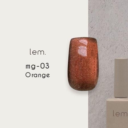 lem レム マグネットジェル 7g mg-03 Orange | オレンジ ネイルカラー