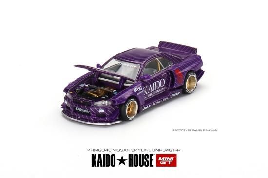 KAIDO☆HOUSE x MINI GT 1/64 Nissan Skyline GT-R (R34) Kaido Works