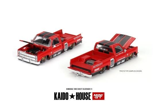 KAIDO☆HOUSE x MINI GT 1/64 Chevrolet Silverado KAIDO V1 シボレー
