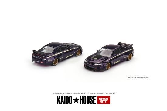 KAIDO☆HOUSE x MINI GT 1/64 Nissan Skyline GT-R (R33) Kaido Works