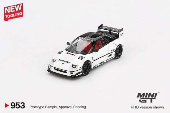 MINI GT 1/64 Mazda AZ-1 Liberty Walk LB40 White 2024 Tokyo Auto