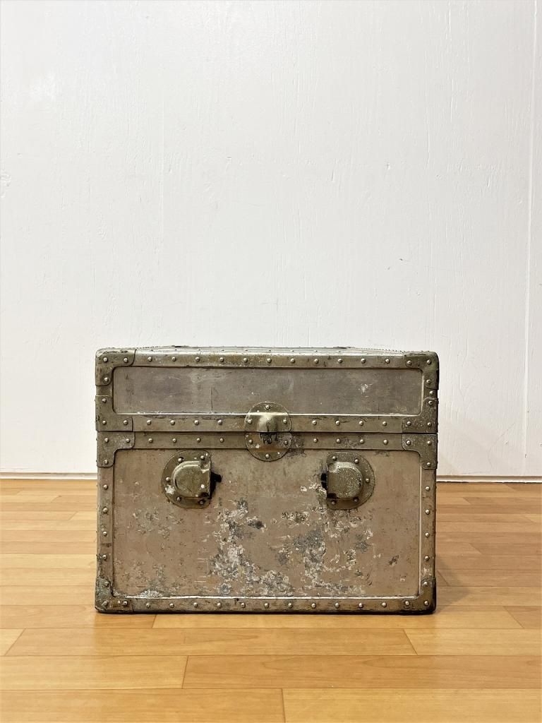 1940-50's AIKOKU Tokyo社製 ヴィンテージ アルミニウム トランク