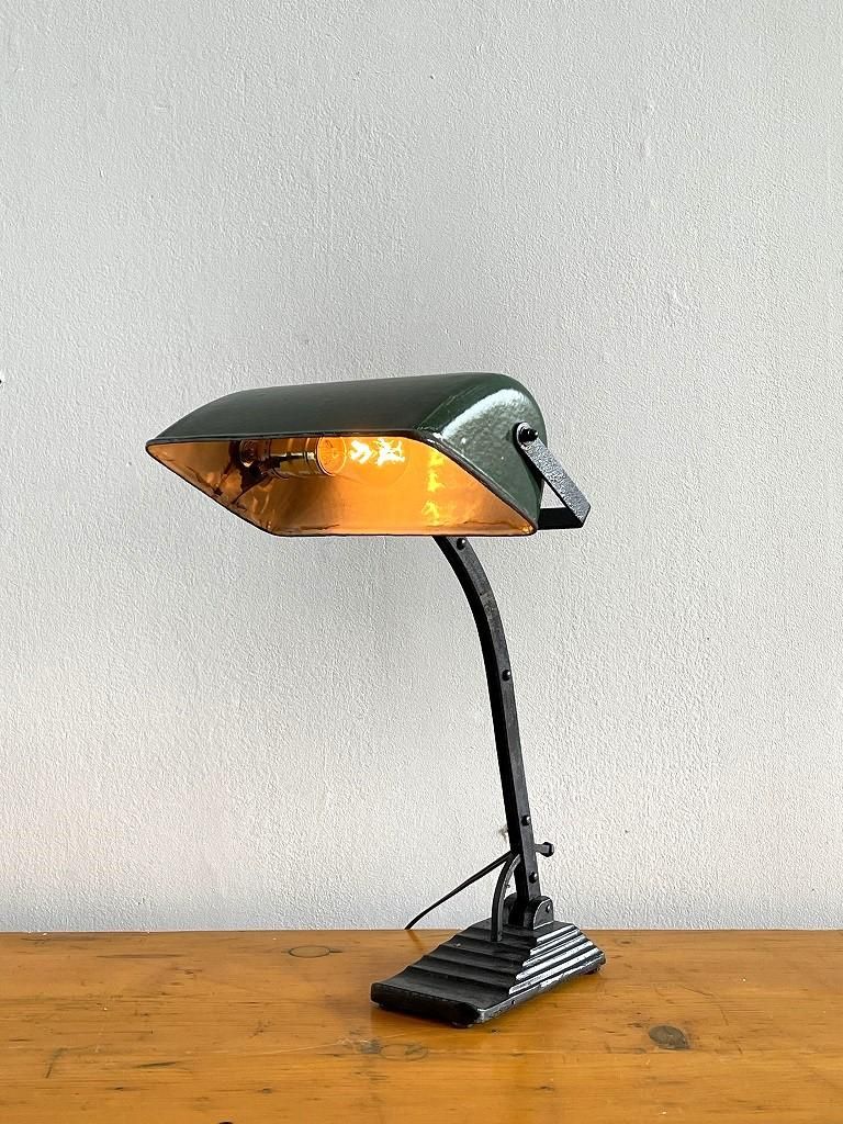 1920-30's ヴィンテージ バンカーズランプ - アンティーク、ビンテージ