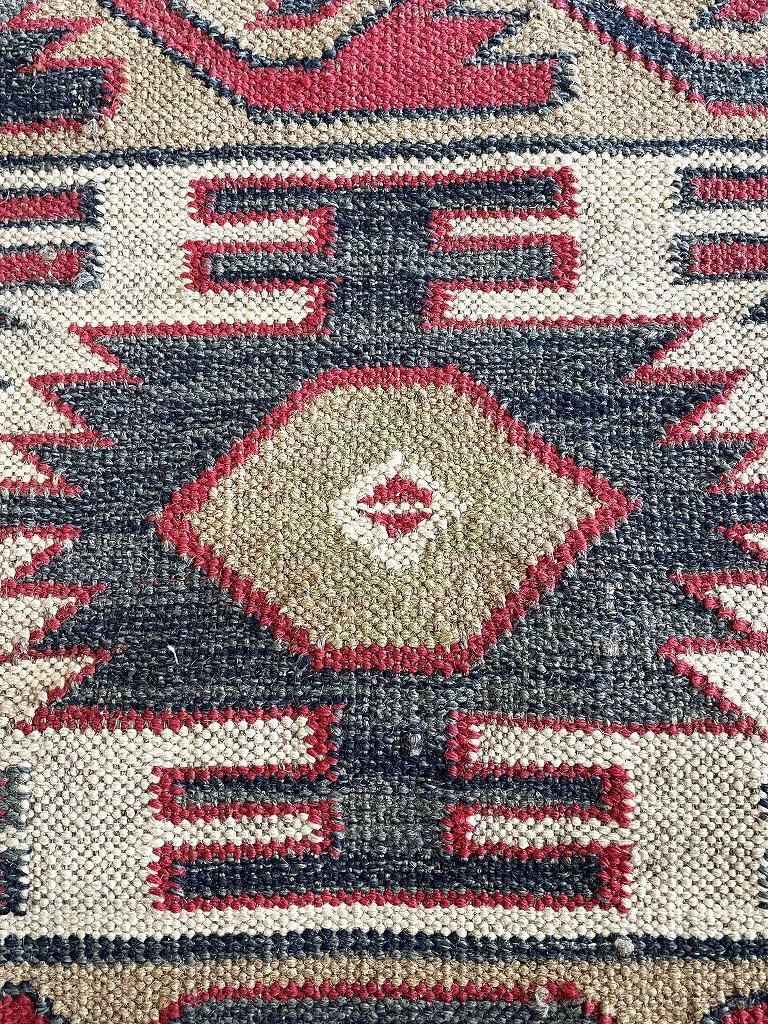 ヴィンテージ キリム ラグ(1700mm×1070mm) - アンティーク、ビンテージ