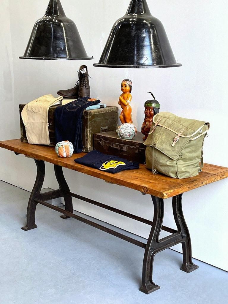 ヴィンテージ インダストリアル ワークテーブル - アンティーク