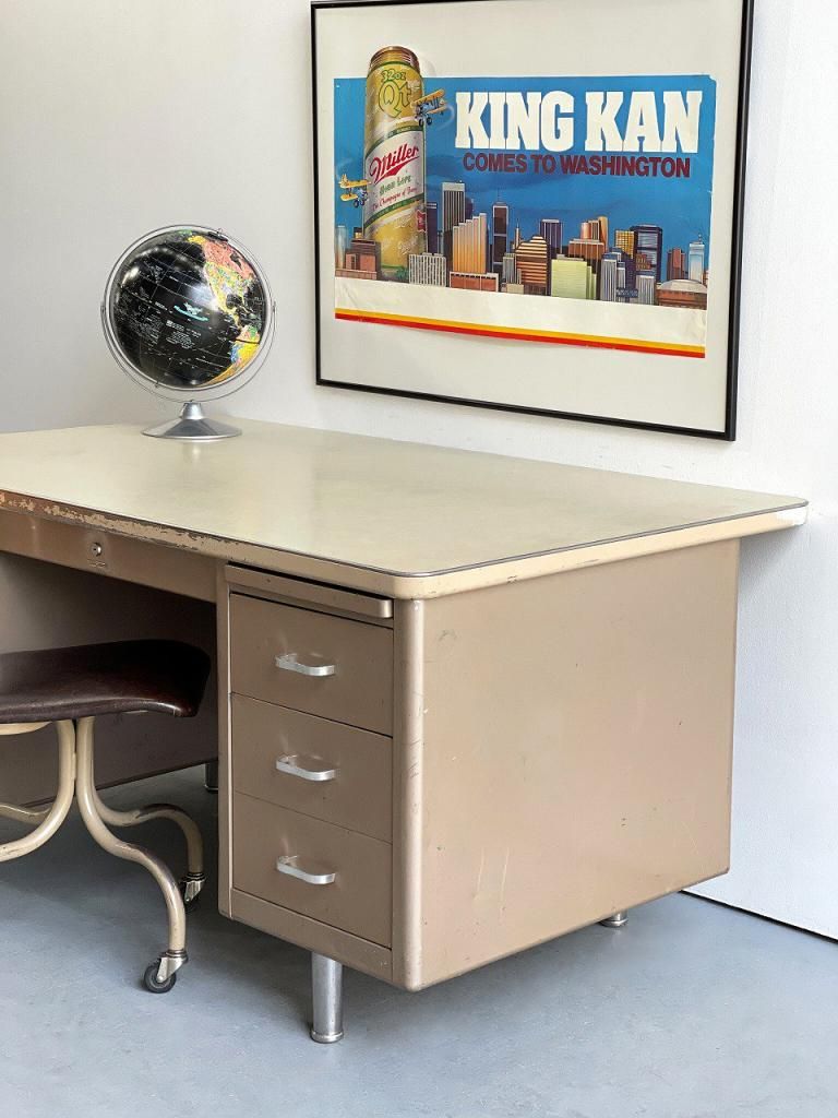 1960-70's Steelcase社製 ヴィンテージ スチール デスク