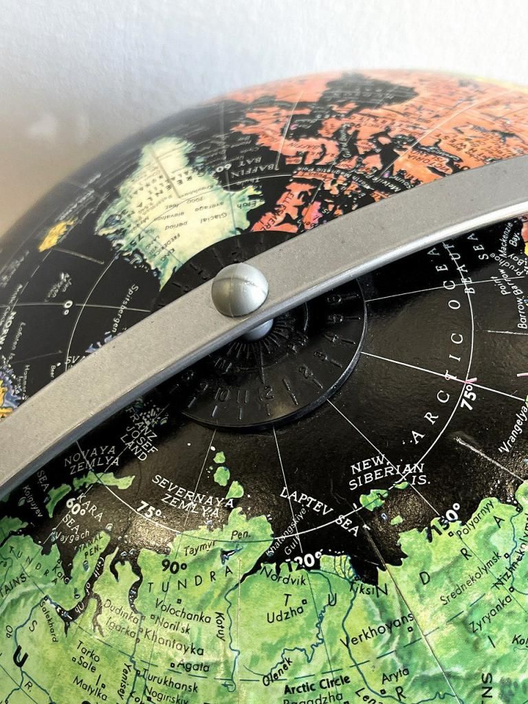 REPLOGLE社製 ヴィンテージ ブラックオーシャン グローブ / 地球儀